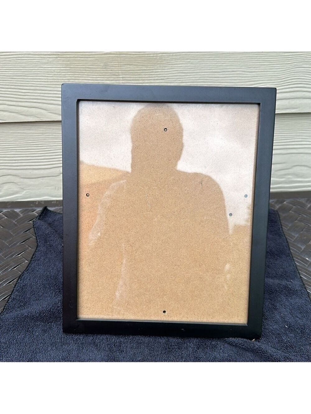 Thin Black 8x10 & 6x8” Photo or Document Frame with Easel back and Wall Hangable